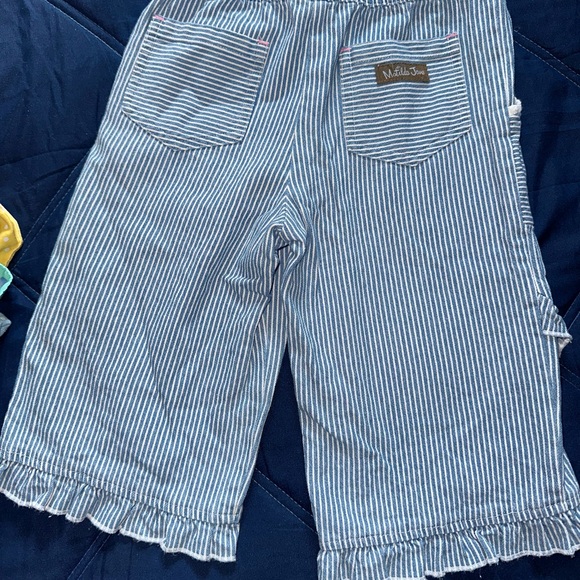 Matilda Jane Pinstripe Capris size 4 - Picture 2 of 3